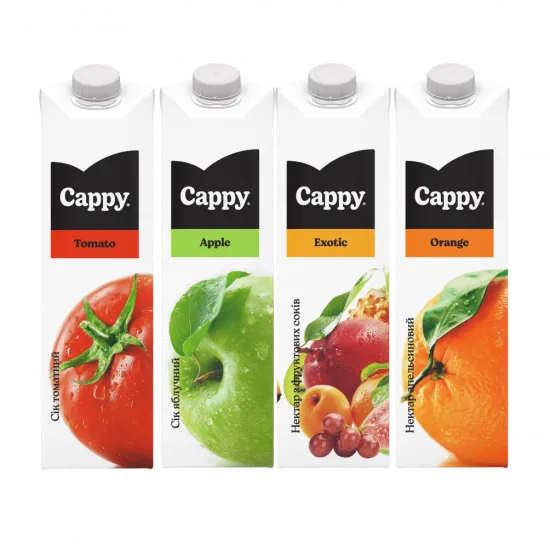 Фотография напитка - Сок Cappy. в ассортименте ✔ Заказать напитки и алкоголь в Харькове с доставкой от ресторана "Монтана"